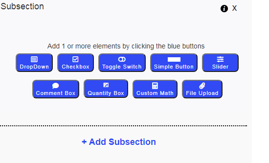 Checkbox, Toggle Switches & Simple Buttons - Stylish Cost Calculator