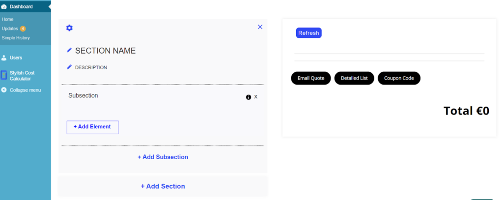 payment field