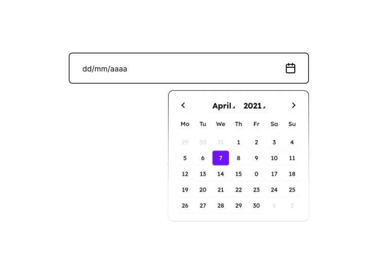 date picker