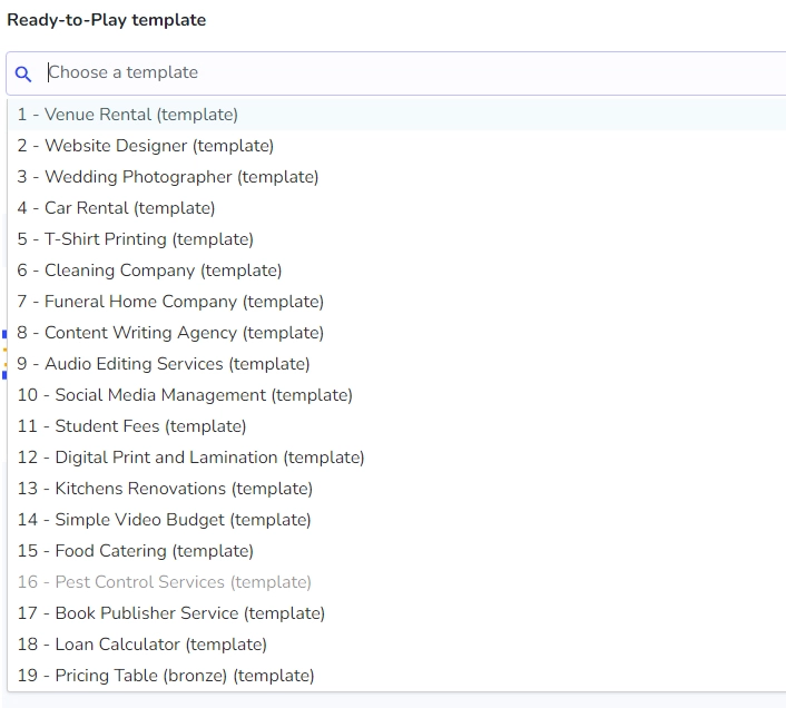 Step 3 Choose A Template From The Library Of Templates