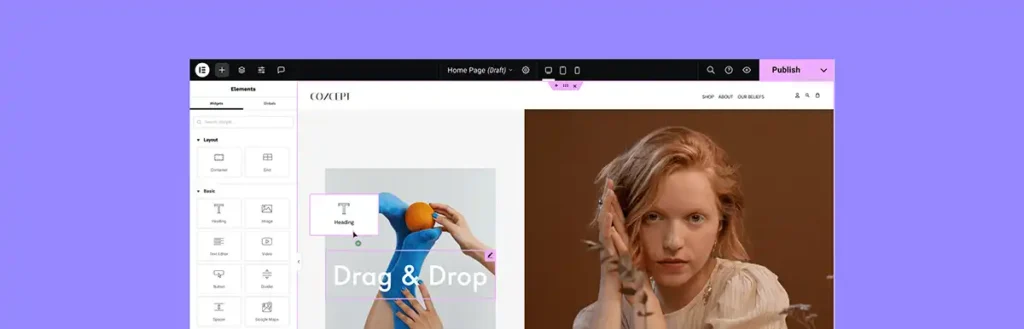 Elementor banner