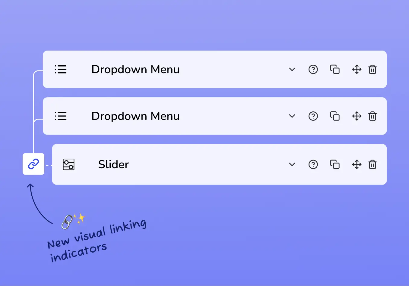 New visual linking indicators SCC