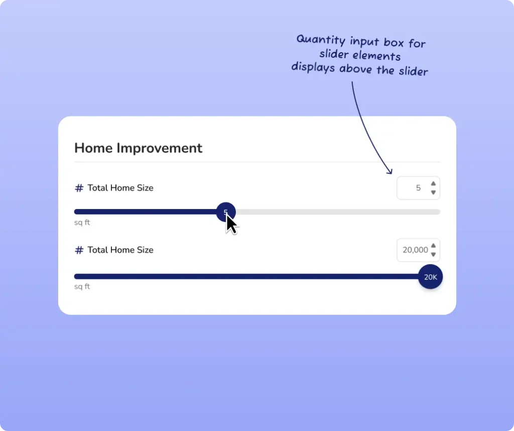 Slider Quantity Input Placement & Alignment