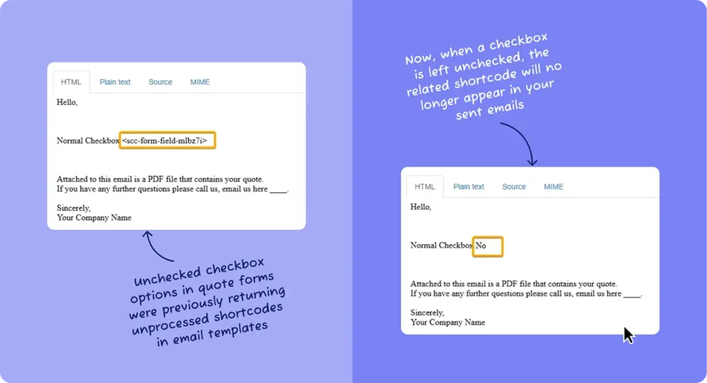 No More Raw Shortcodes for Unchecked Checkboxes