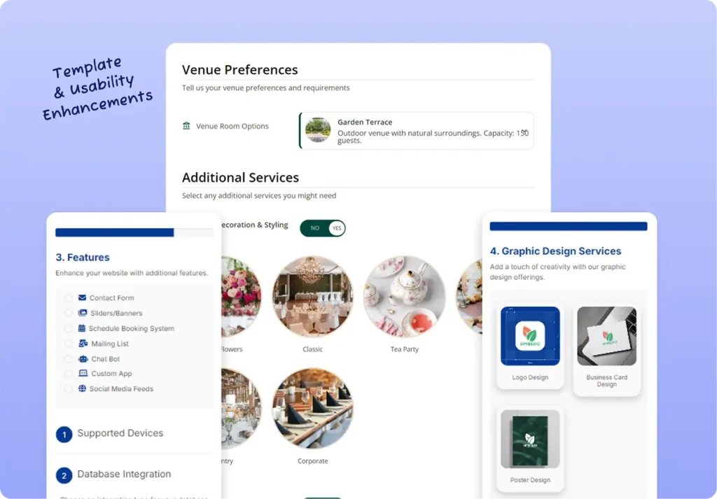 Template Usability Enhancements